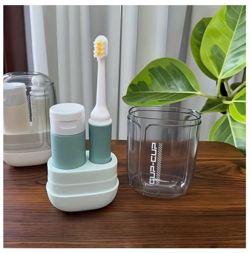 3-in-1 Travel Toothbrush Set